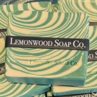 Unscented Green Stripe Bar Soap